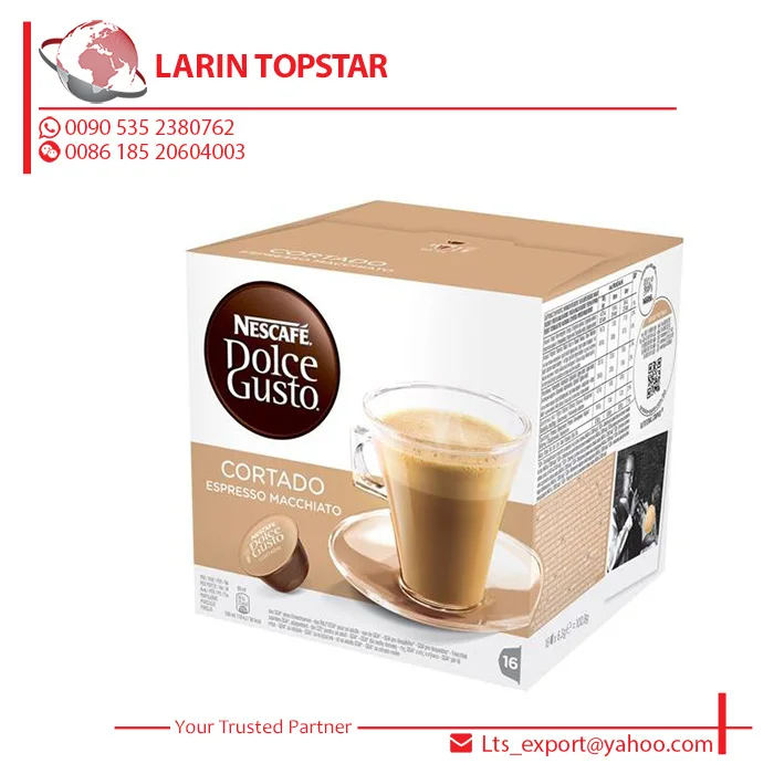 Капсулы Nescafe Dolce Gusto Cortado, эспрессо, мачиато, 30 капсул