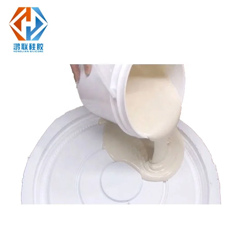 condensed cure silica 2 component liquid rubber make craft tile mold silicone rubber white cheap price liquid silicon