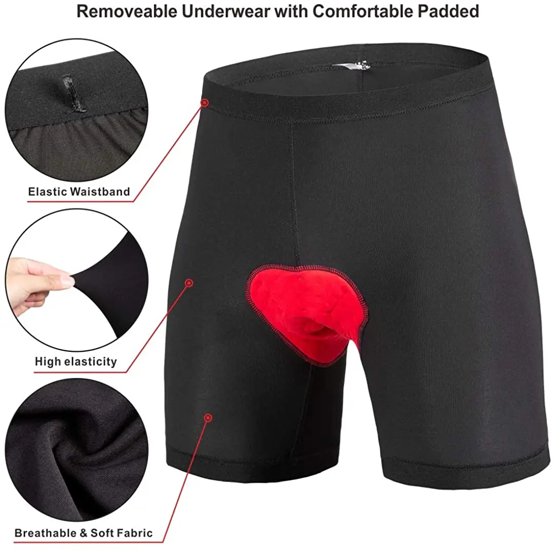 Custom Logo Breathable Gel Padded Sports Bib Shorts Quick Dry Cycling Wear for Adults Plus Size Nylon MTB & Bike Pants