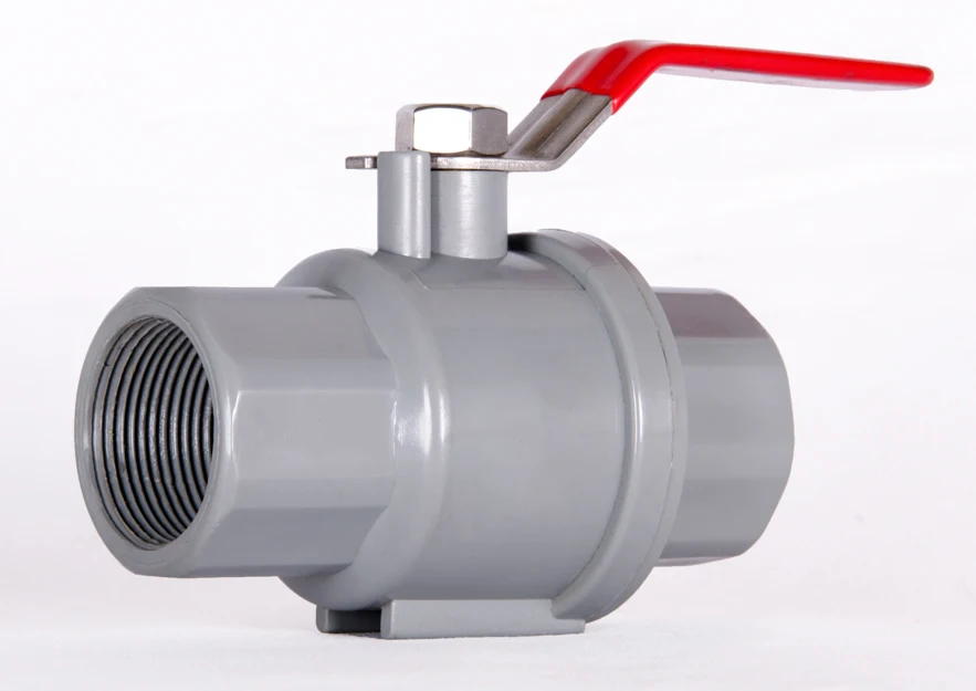 Water Media Hand Operated Plastic Ball Valve-Stainless Steel Handle Plastic Ball Pipe Fitting Inside Export From Vietnam