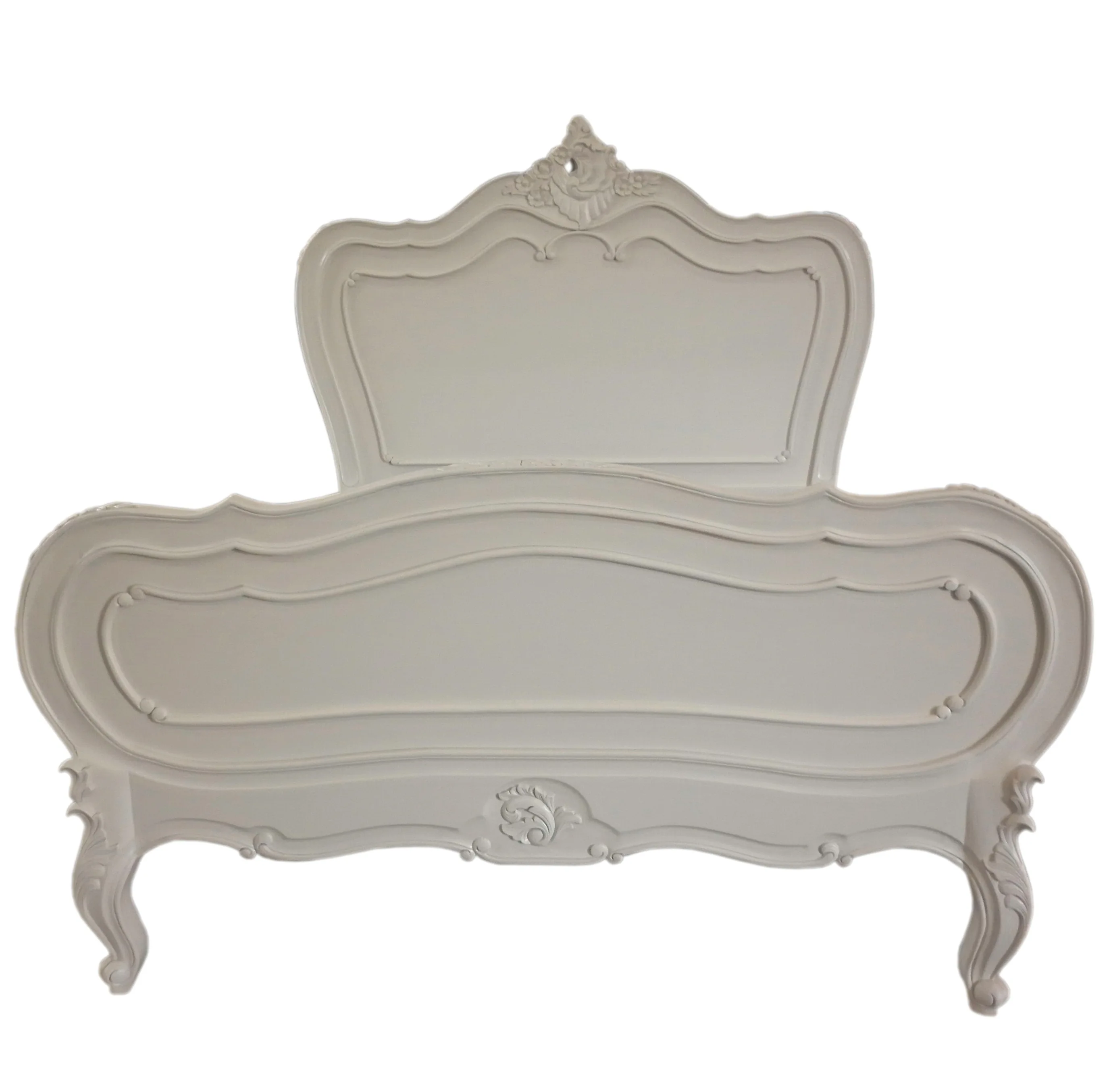 Bedroom Sets Furniture Indonesia - Provencal Louis XV White Luxury French Bed