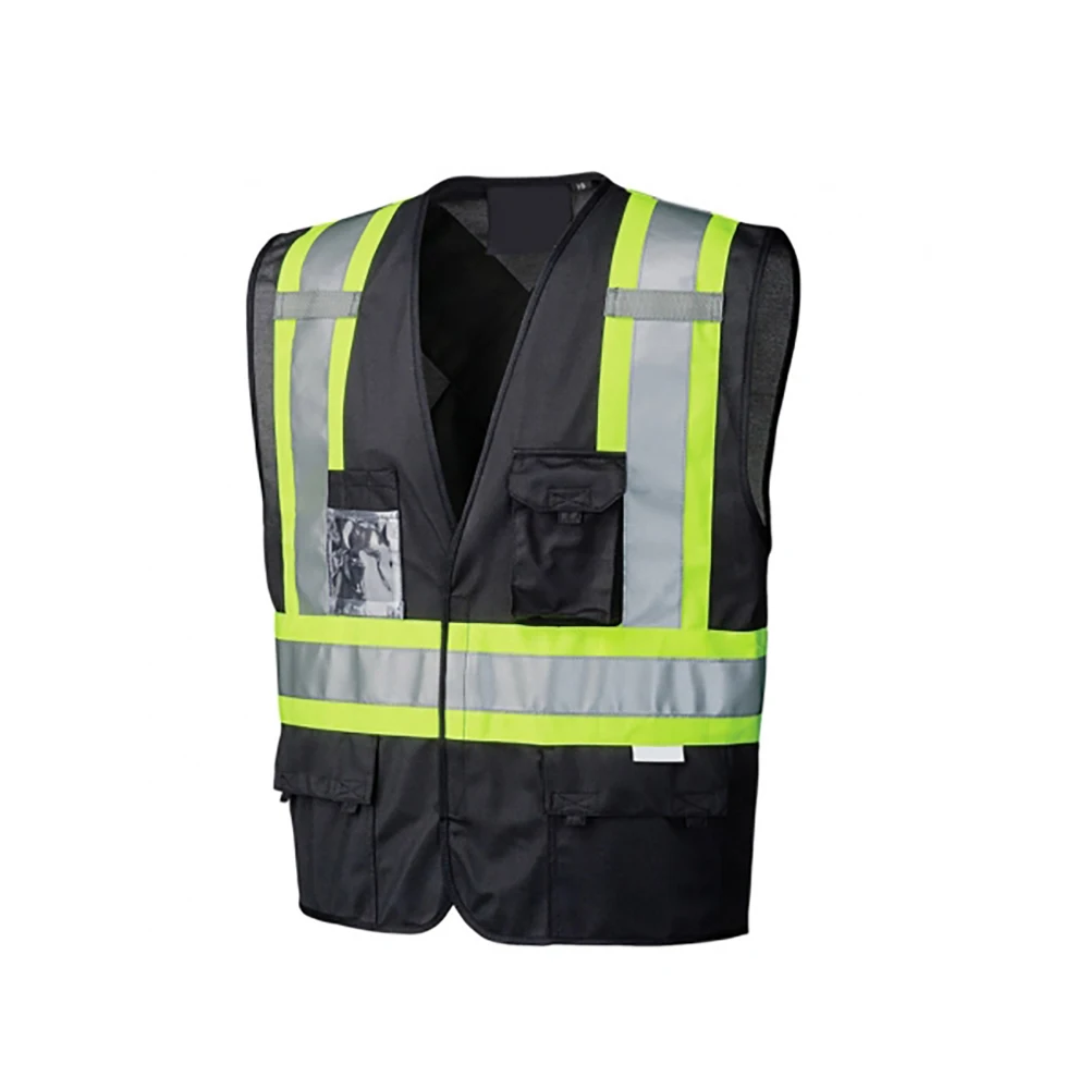 Safety Wear Vests Reflective Color Site Working Road Traffic Warden Engineers Safety Vests