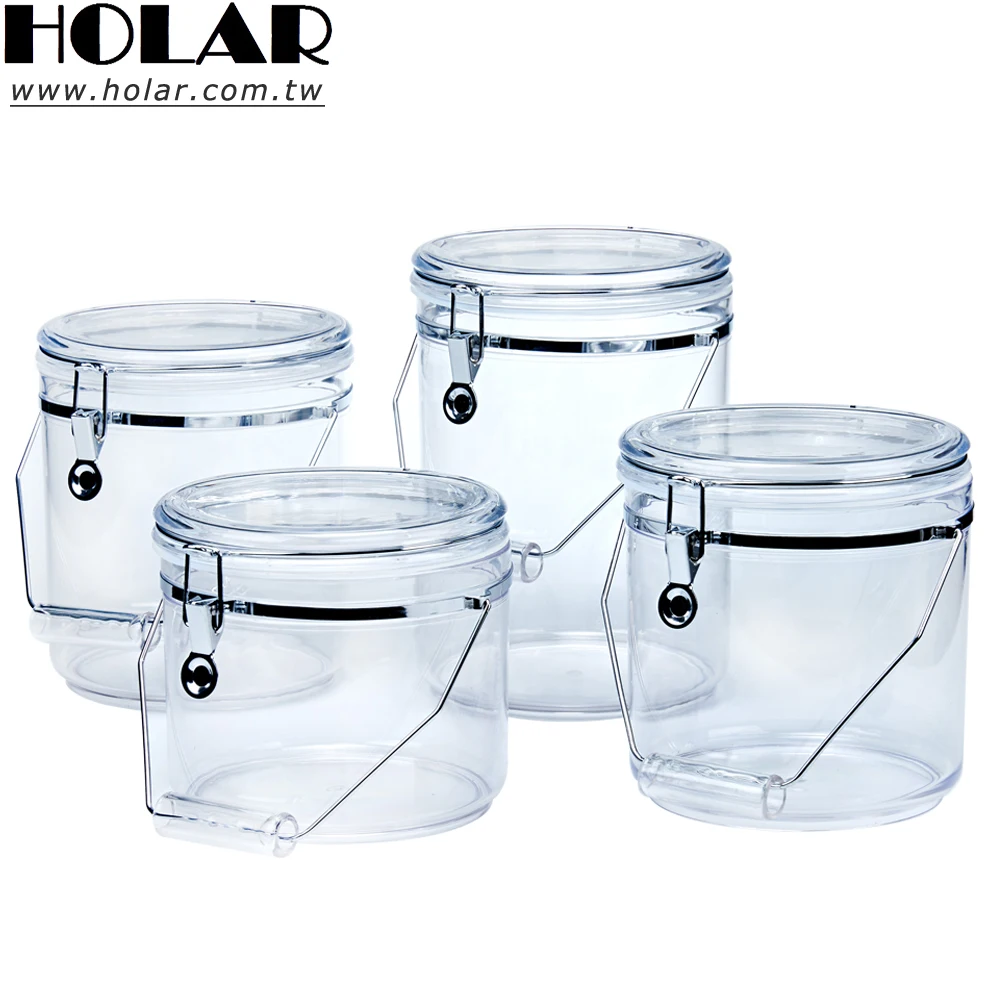 [Holar] Taiwan Made 4-Piece Large Airtight Food Canister set