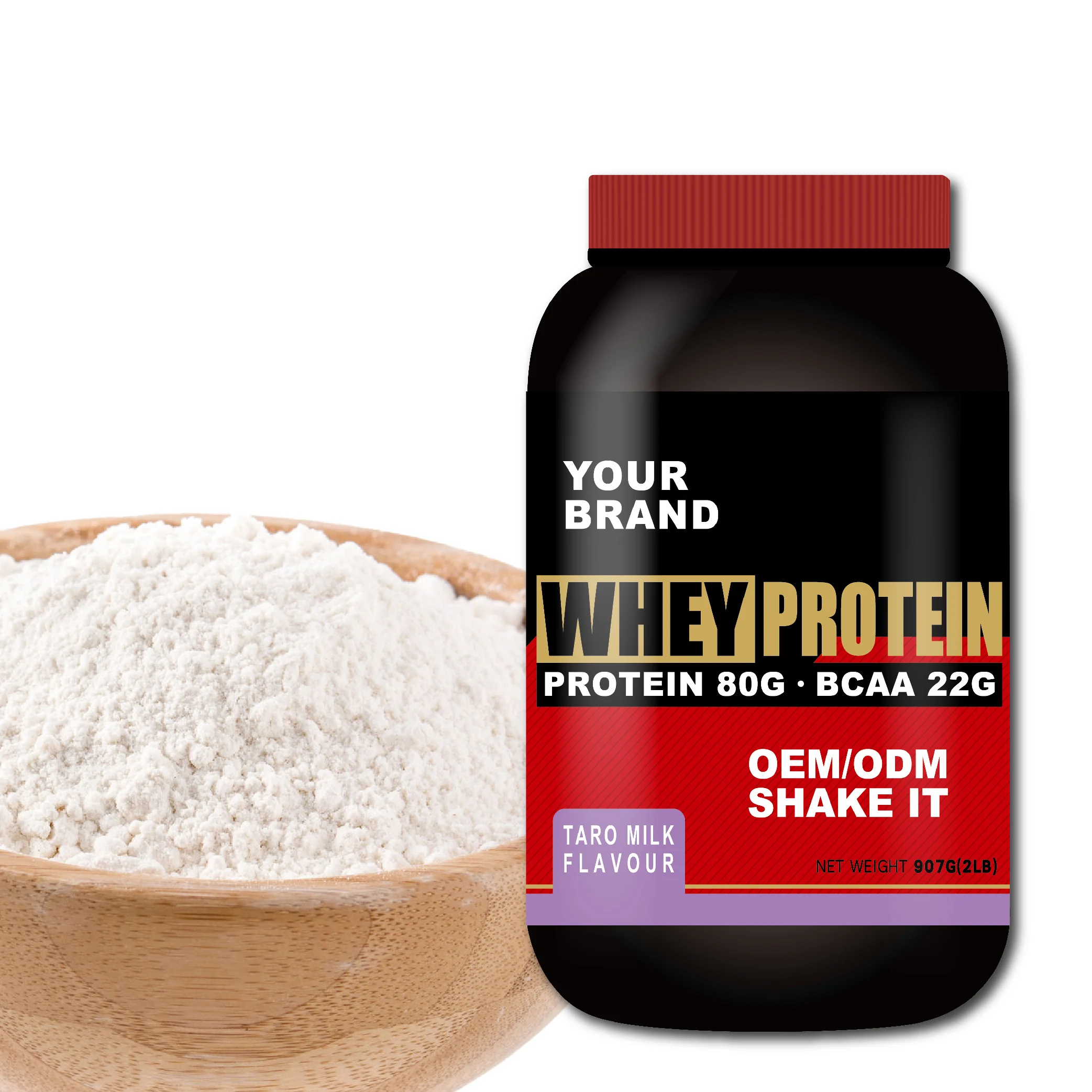 milk protein concentrate whey protein concentrate Taro milk Flavour 2lb