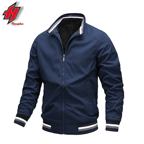 New style custom spring and autumn leather bomber jacket men  suede bomber jacket men