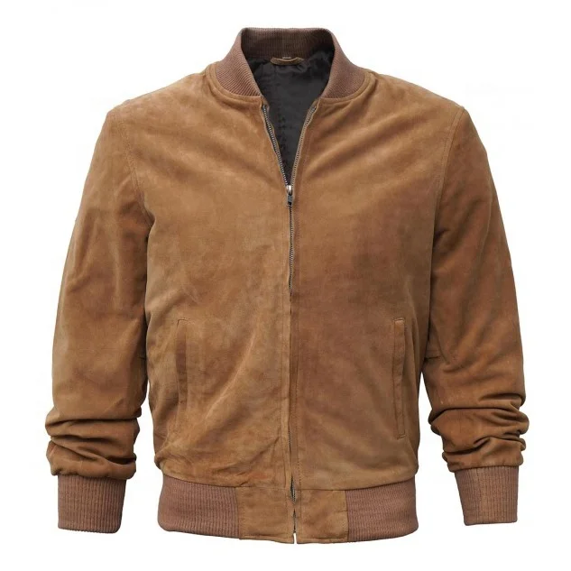 Реальное качество OEM сервис индивидуальный дизайн модные мужские куртки-бомберы алькантары