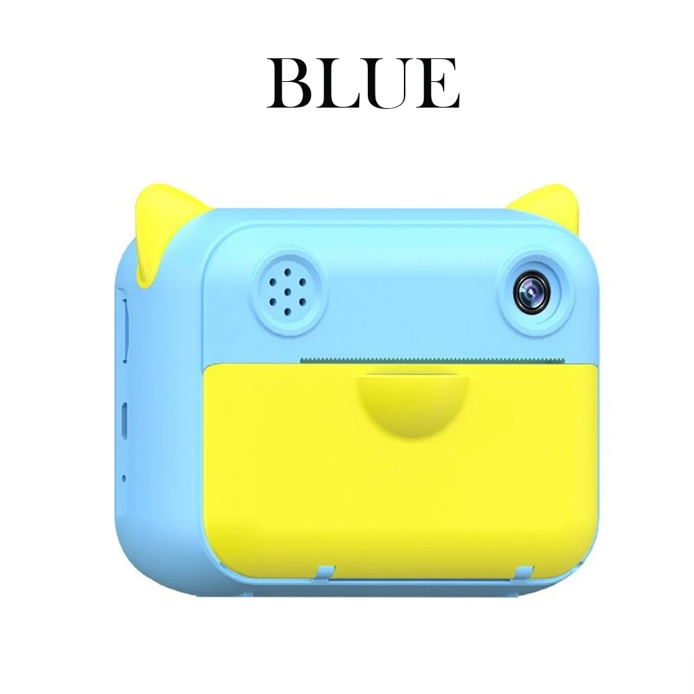 Dropshipping mini camera children  Instant print camera 1080p photo paper toys