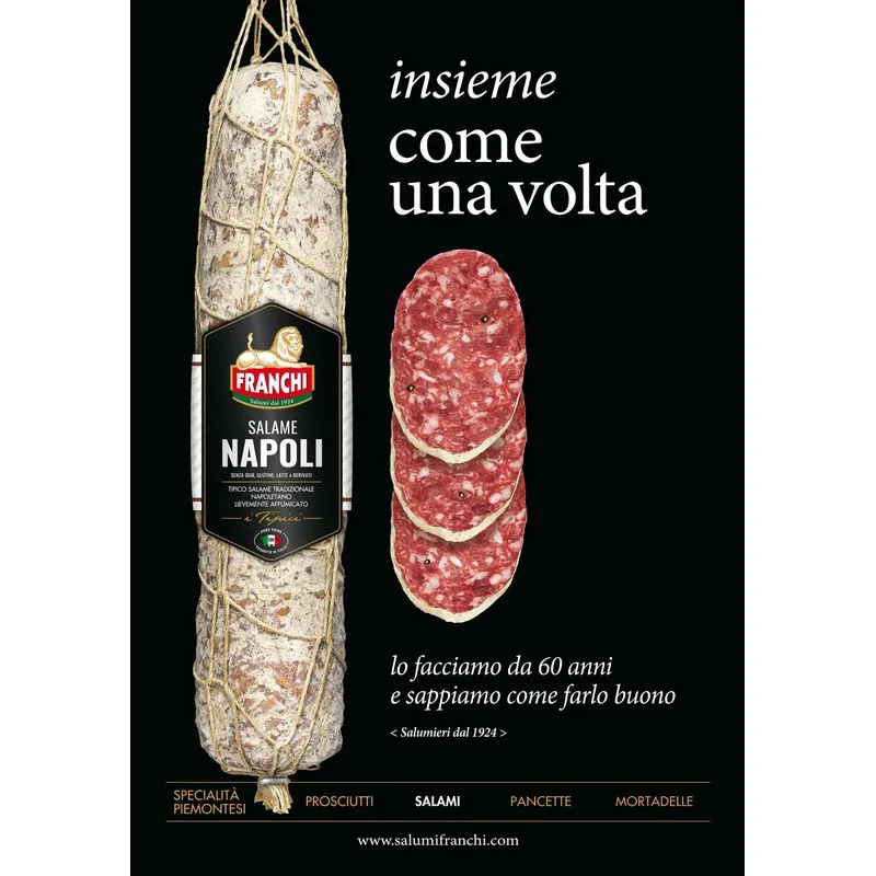 Салями наилучшего качества, Неаполь, итальянский, сделано на экспорт кг 0,8