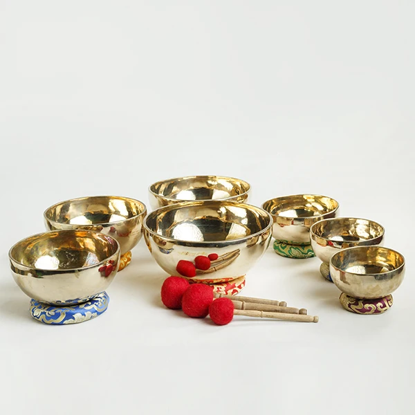 Top Selling Product Tibetan Singing Bowl Set-Meditation Sound Bowls Metal Crafts Tibetan Yoga Meditation Singing Bowl