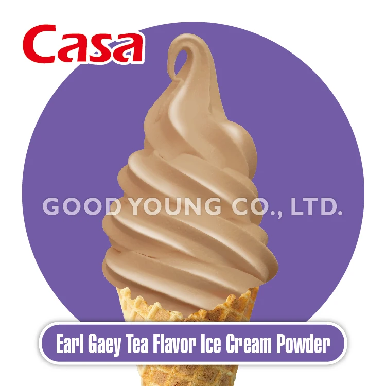 Good Young Tea CASA 3 в 1 Earl Grey черный чай со вкусом мгновенного приготовления мягкий порошок для мороженого