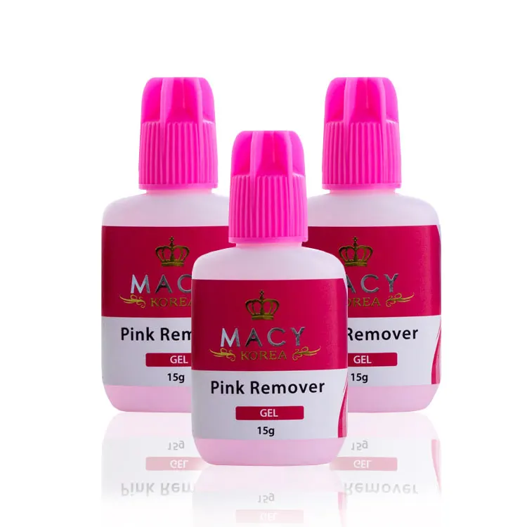 Корейское средство для удаления розового геля для наращивания ресниц, быстрое и легкое средство для удаления