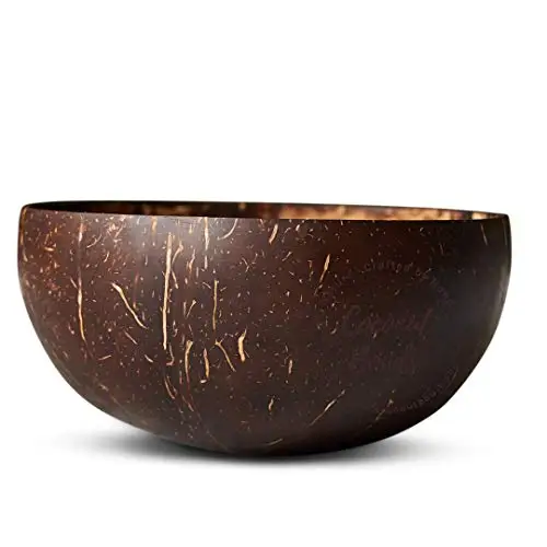 Чаша из натуральной скорлупы кокоса ручной работы во Вьетнаме оптовая продажа 2020