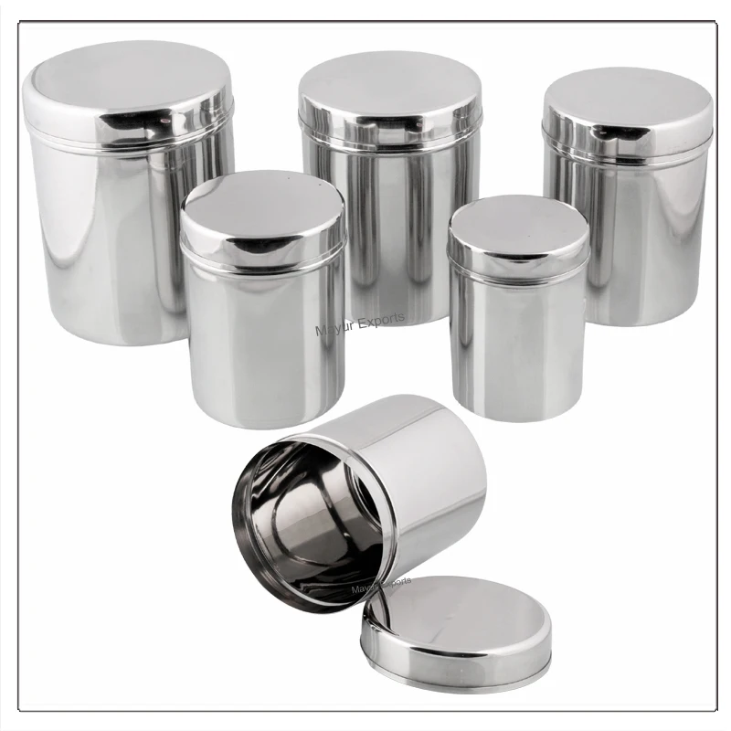 Stainless Steel Canister Stainless Steel Kitchen Storage Jar