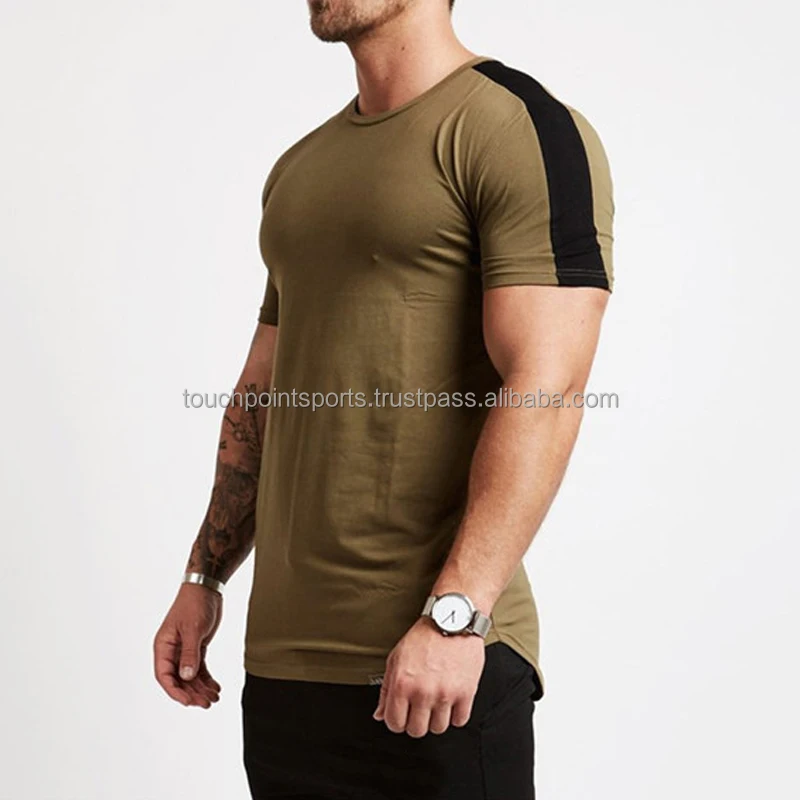 220gsm Combed cotton tshirt for men heavyweight t-shirt short sleeve men tee shirt