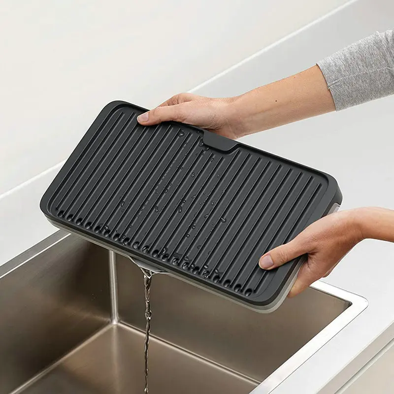 Maisons New Arrival ABS Storage Holders Dish Drying Mat Tier Expandable Sink Caddy Drain Mat