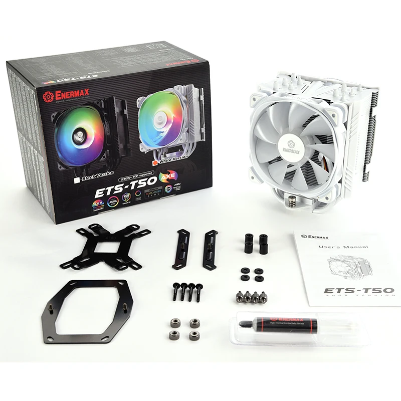 [ENERMAX вентилятор] LIQMAX III «Все-в-одном» ARGB вентилятор 360 мм жидкостное охлаждение процессора RGB Освещение Белый фильтр вентилятора компьютера