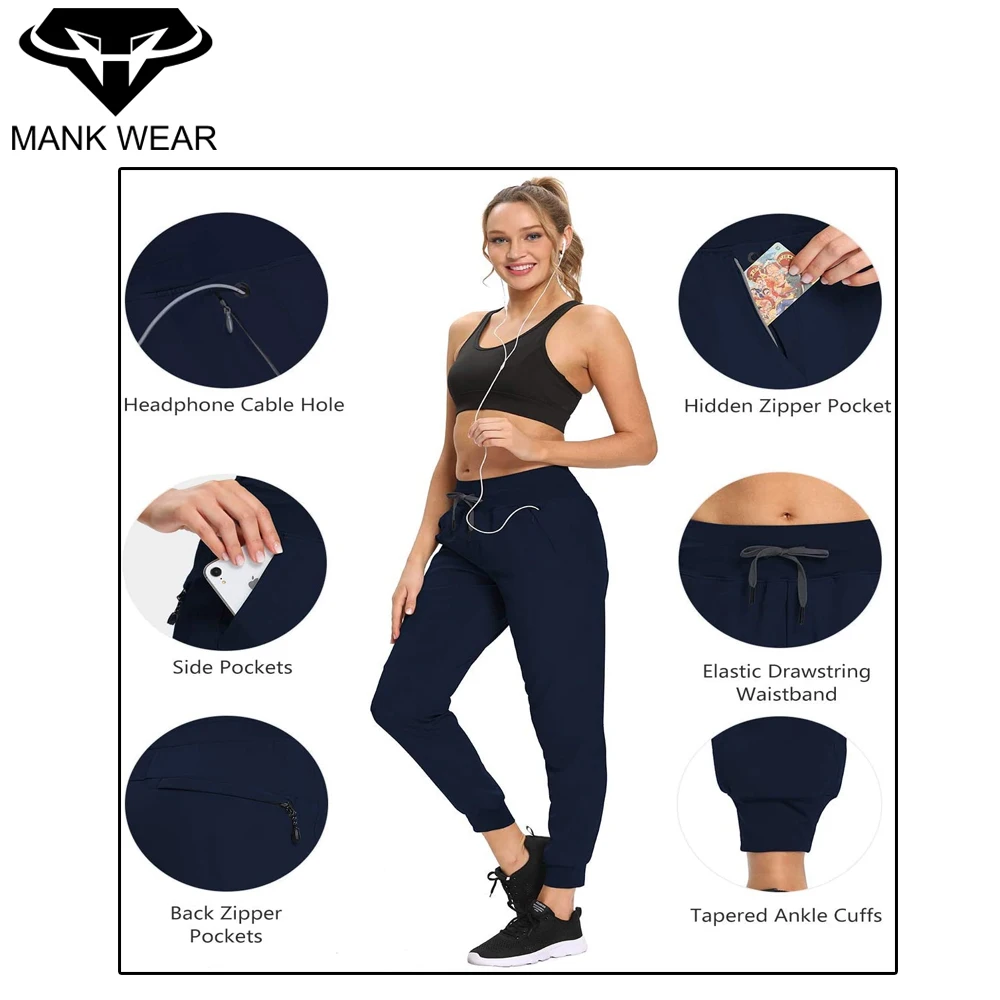 Мягкие хлопковые зауженные мужские штаны для бега на застежке-молнии кармане