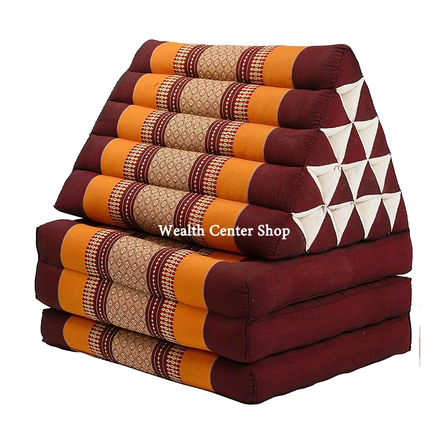 Massage Pillow Triangle Pillow Thai Pillow Cushions Design 10 Holes 3 Fold  Product Of Thailand Genuine High Quality