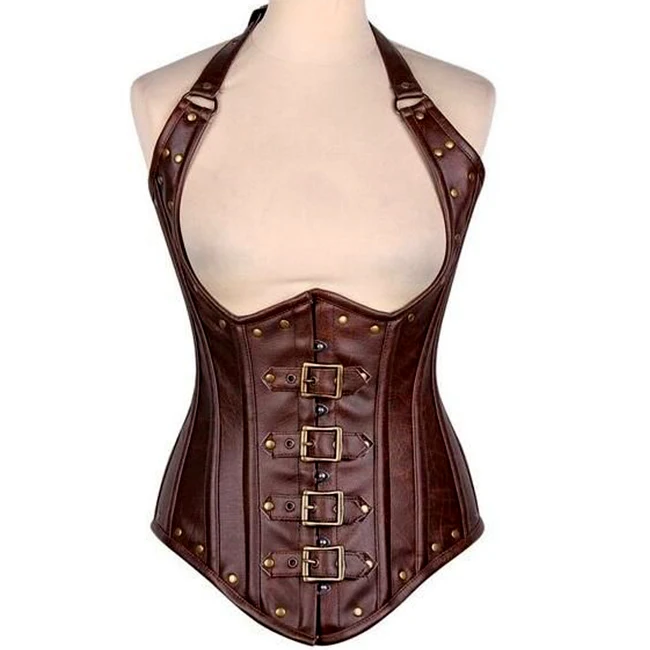 Корсет из натуральной кожи