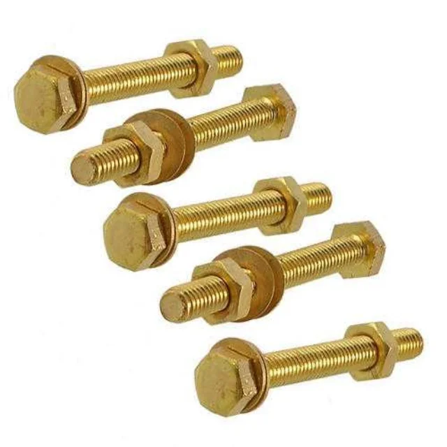 Genuine Brass Nuts Bolts Fasteners From India By M. M. INTERNATIONAL