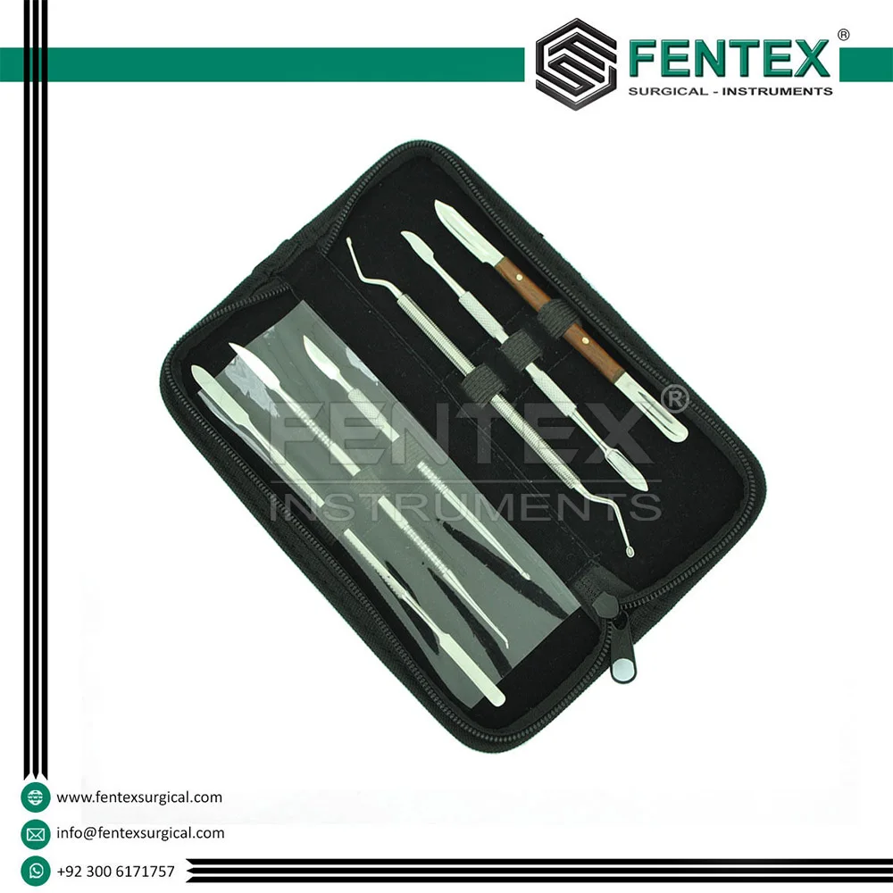 Dental Laboratory Tools Mixing Instruments Spatula Carver Wax Modelling Kit, dental instruments