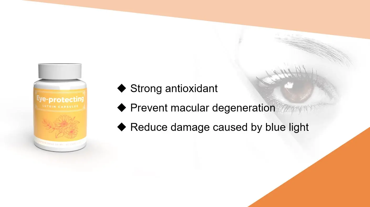 
rich in lutein and hyaluronic acid eye protection capsule 