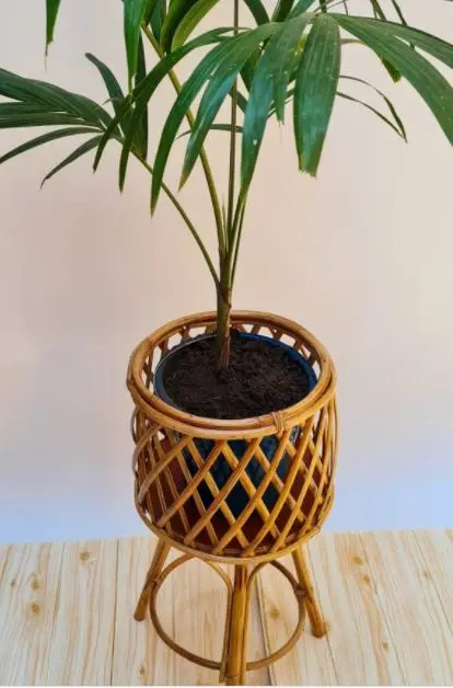 Лидер продаж бамбуковая подставка для растений деревянная цветов дома и улицы