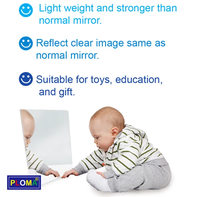 Acrylic Kid Safety Mirror for Kindergarten and Room