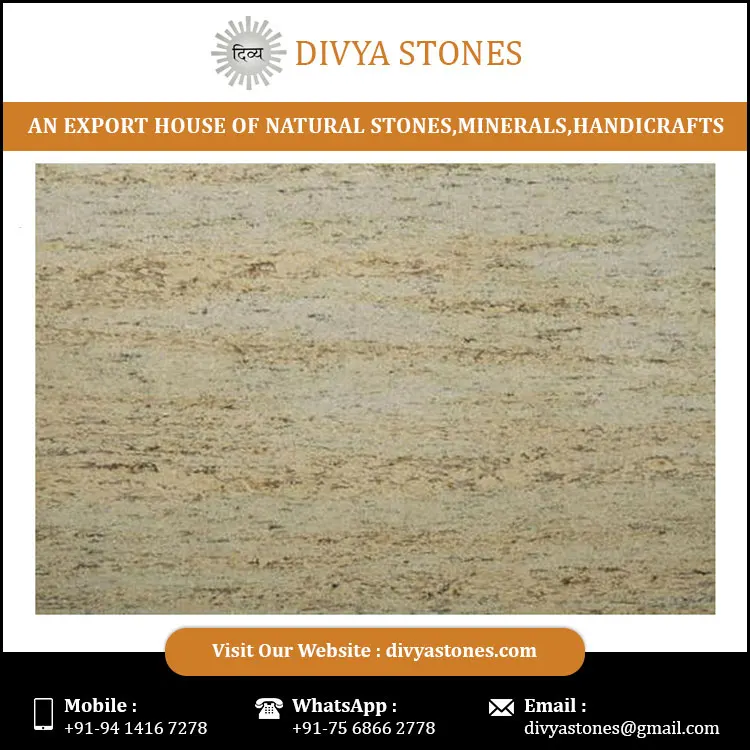  Горячая Распродажа красивый шелк-сырец цвета слоновой кости гранитный камень по оптовой цене из Индии