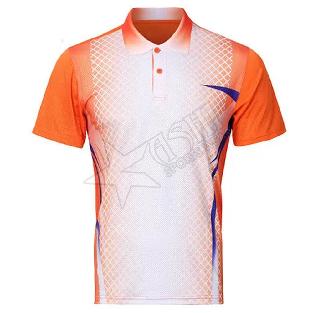 OEM service polyester breathable printing sublimation custom tennis wear
