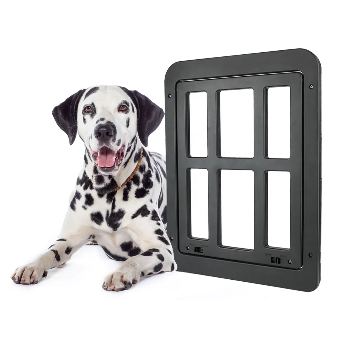 Wholesale Pet Door For Screen Door With Automatic Closure Lockable for Sliding Screen Dog Cat Door, Doggie
