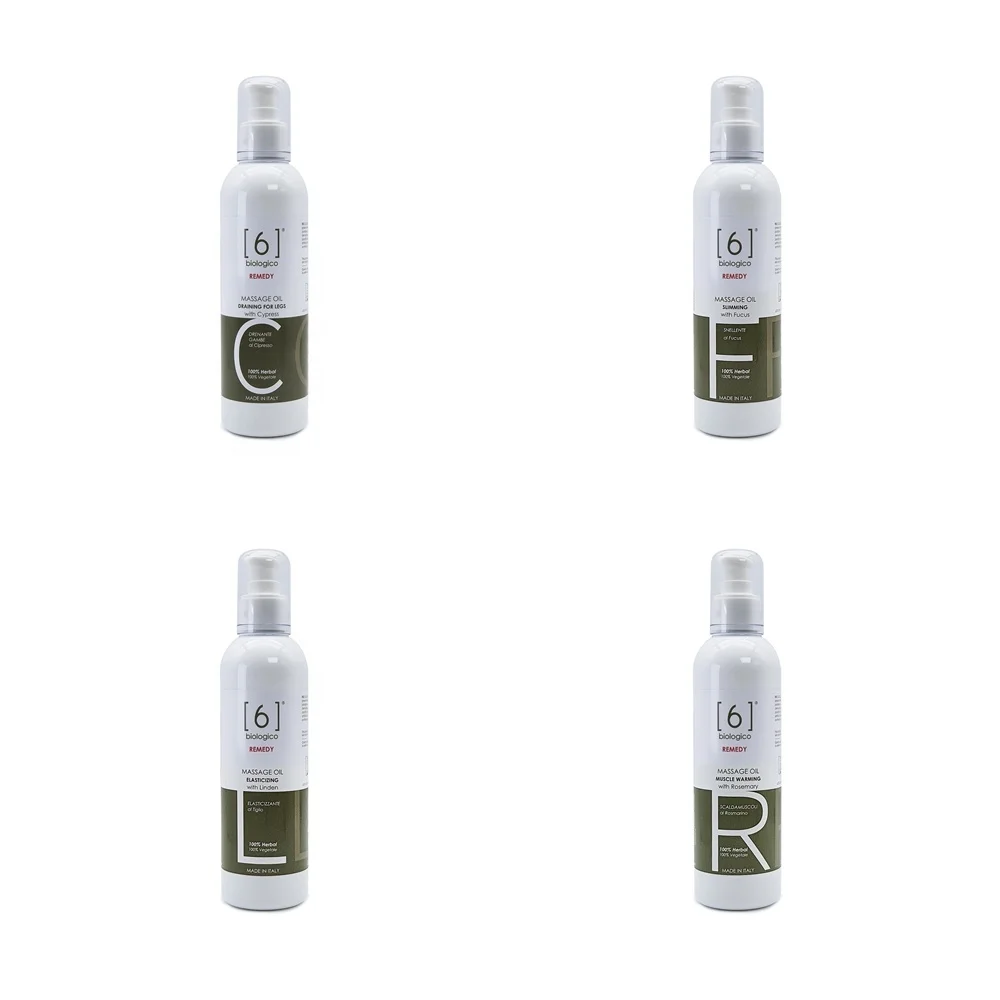 Draining and Refreshing Cypress Leg and Body Massage Oil - Organic Ingredients - Vegan - Made in Italy