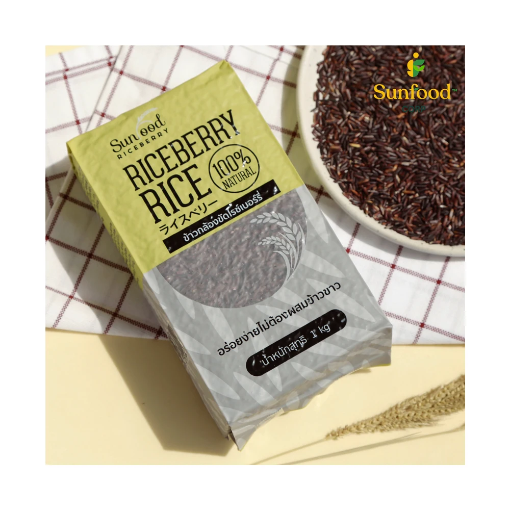 Высококачественный органический рисовый рис 1 кг из таиланда-лучшее качество рикбери