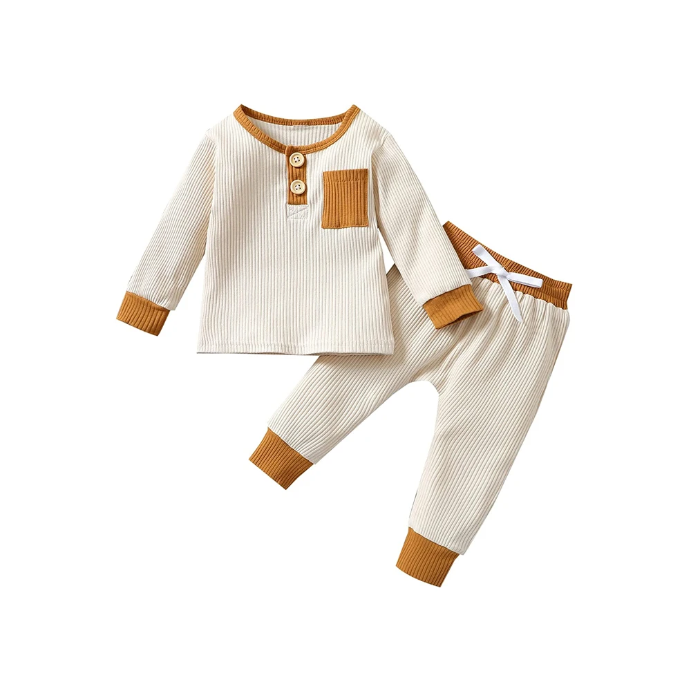 100% New Design Export Oriented Top Sale Unisex Baby Clothing Sets Baby Clothing 2pcs Sets From Bangladesh