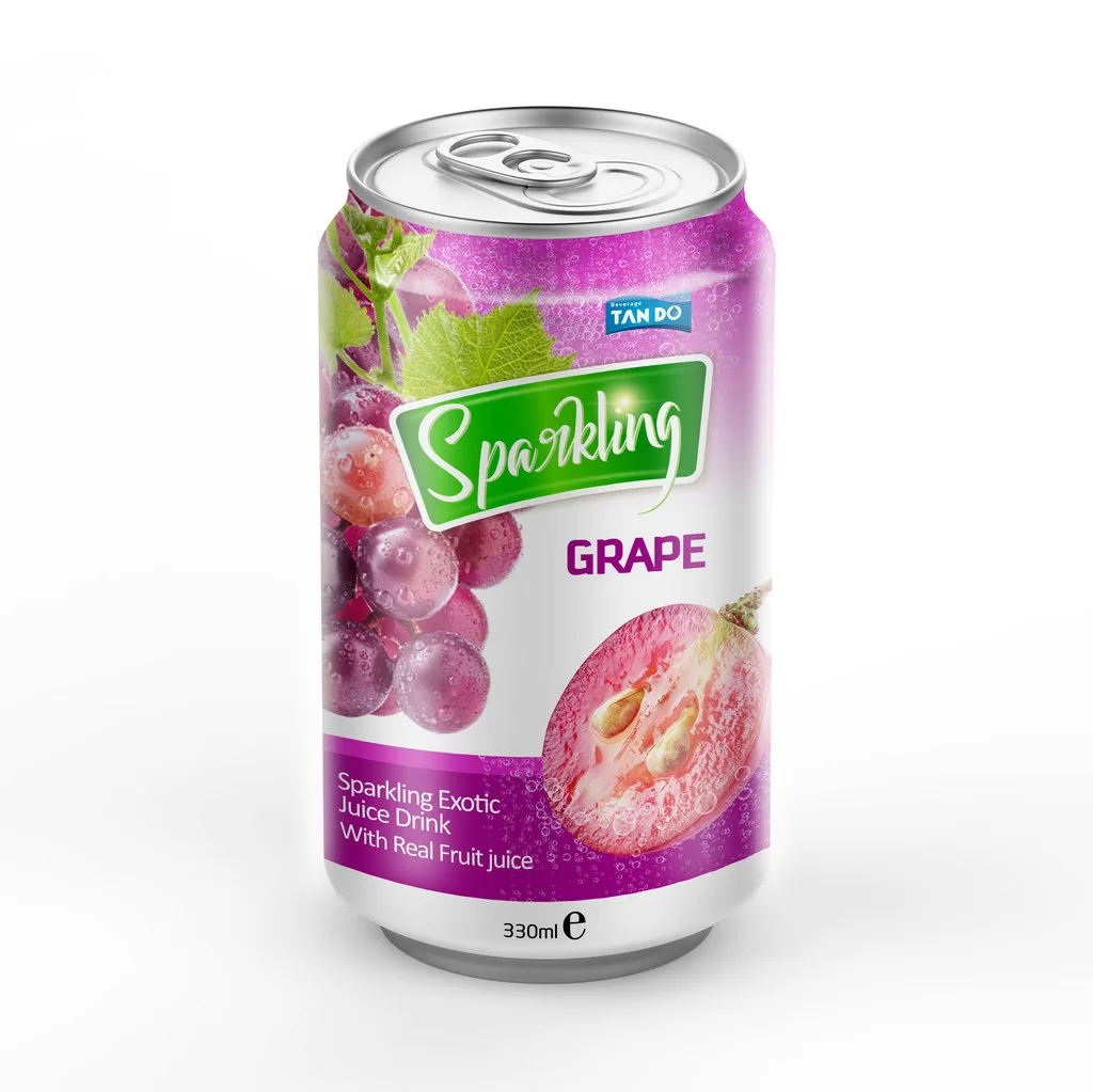 330ml Carbonated Soft Drink Brands Fruit Apple Juice Vietnam Nutritious and Healthy Drink