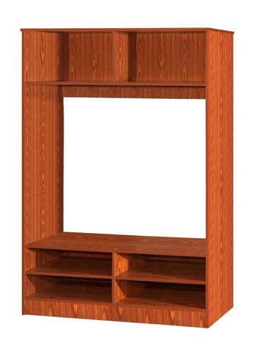 Hot Selling Modern Design 6 Shelf MDF TV Cabinet Wood Living Room Furniture from Malaysia Bedroom Office Outdoor Hall Entry-2609