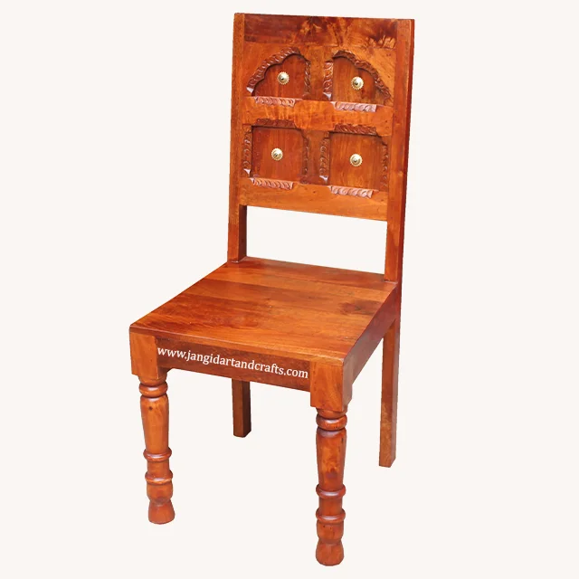 Carved Mango Wood European style Solid Wood Home Funiture Hotel Furniture Antique Dinning Room Wooden Dining Table Chairs India