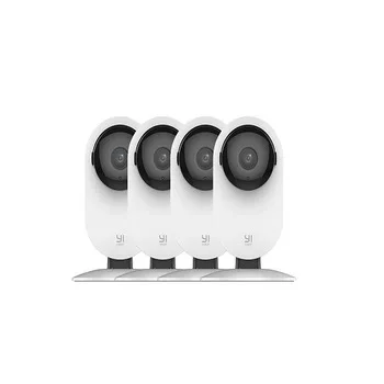 4 шт. домашняя камера ночного видения YI 1080p Wi-Fi IP-система видеонаблюдения с 24-7 аварийными ответами