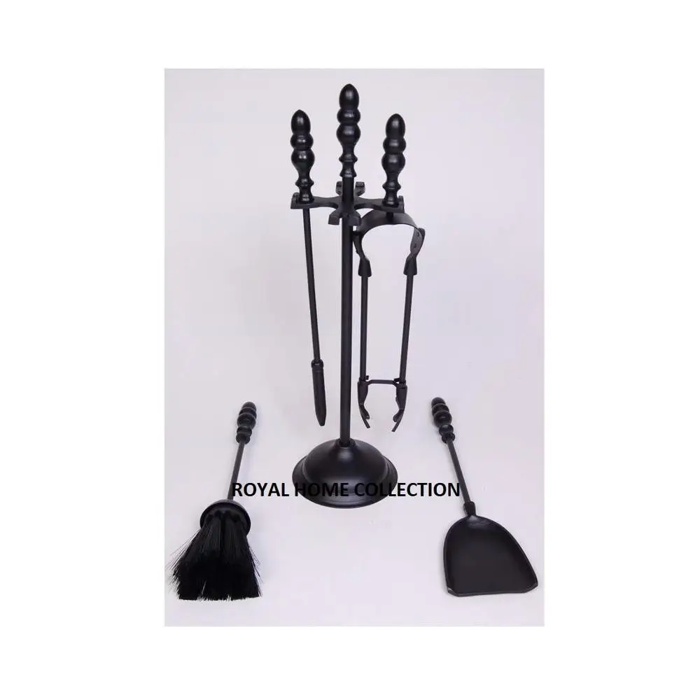 Fireplace Accessory 5 Piece Metal Fire Tools Set