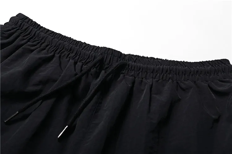  Летние мужские шорты с логотипом на заказ сетчатые шорты-карго боковым карманом молнии