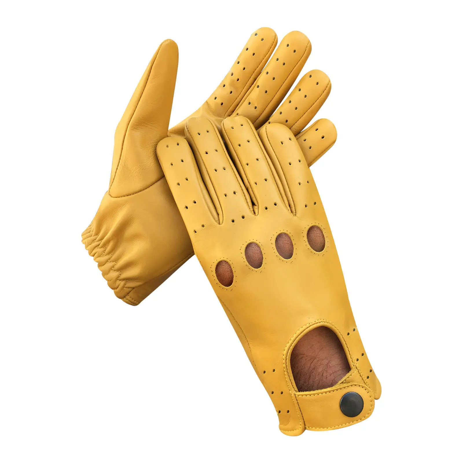 Top Selling Touchscreen Fashion 2024 Leather DRIVING GLOVES light weight comfortable durable Leather gloves from Pakistan