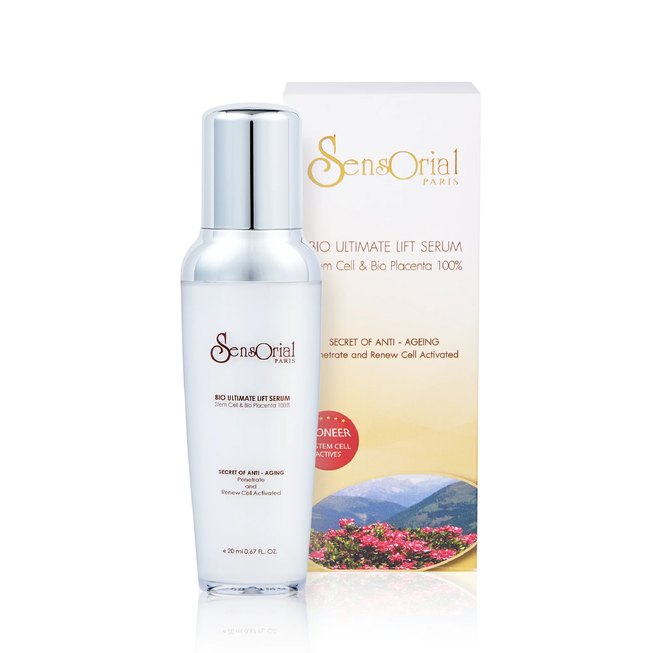 Private Label OEM GMP Certificate Skin Care for Face Bio Placenta Stem Cell for Anti Aging and Anti Wrinkle 20 ml