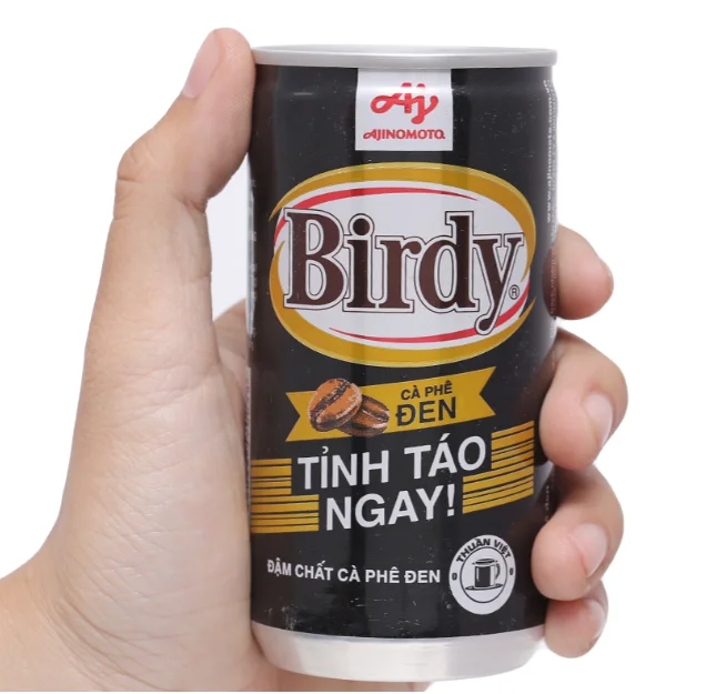 Лидер продаж кофейный напиток черный кофе Birdy 170mlx 30 банок из Вьетнама