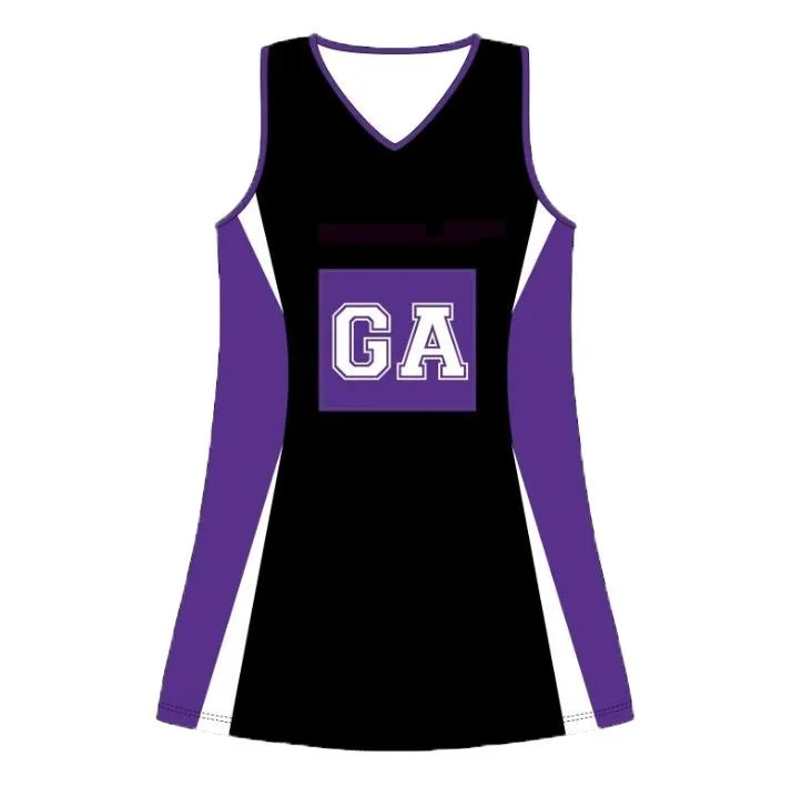 Netball Skirt Dress Sublimation Print Sportswear Girls Netball Uniform Design Your Own in Premium Quality