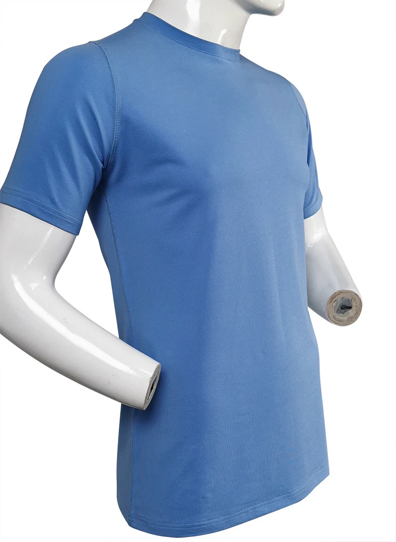 
Wholesale Custom Printed Embroidered Logo Ring Spun Cotton T Shirt Men 