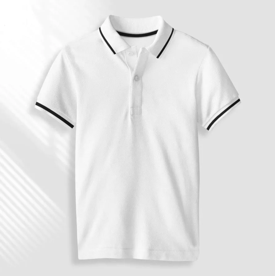 Wholesale Fashionable Breathable Blank Golf Polo T-shirt 100% Cotton Polo Shirts Custom Made Polo Shirts