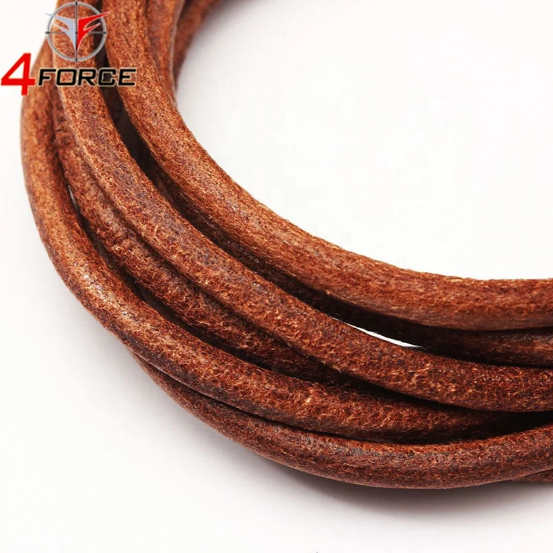 Wood Speed Sports Training Wooden Handles Leather Skipping Jump Rope