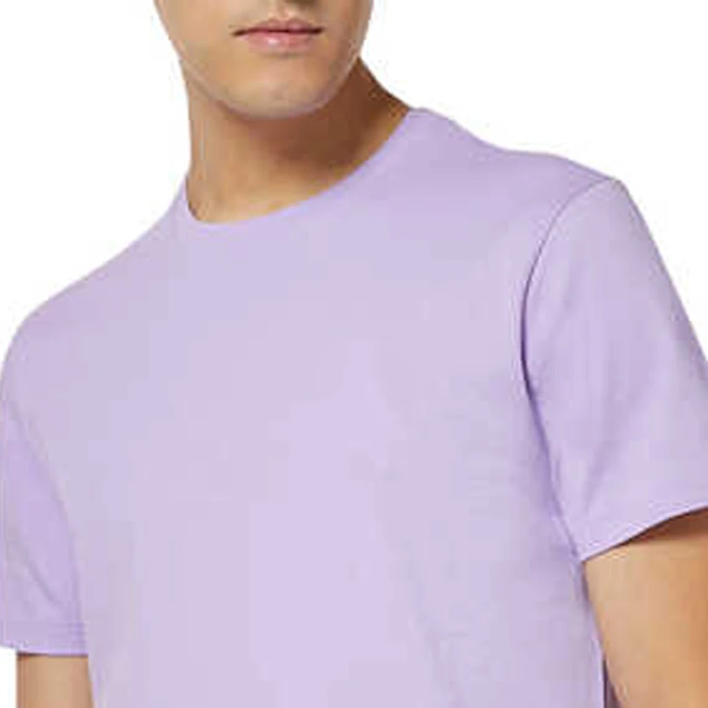2021 custom made New Stylish Men Tees Plain T Shirt for Men Purple Crew Neck 100% Cotton Plain T shirt For Men