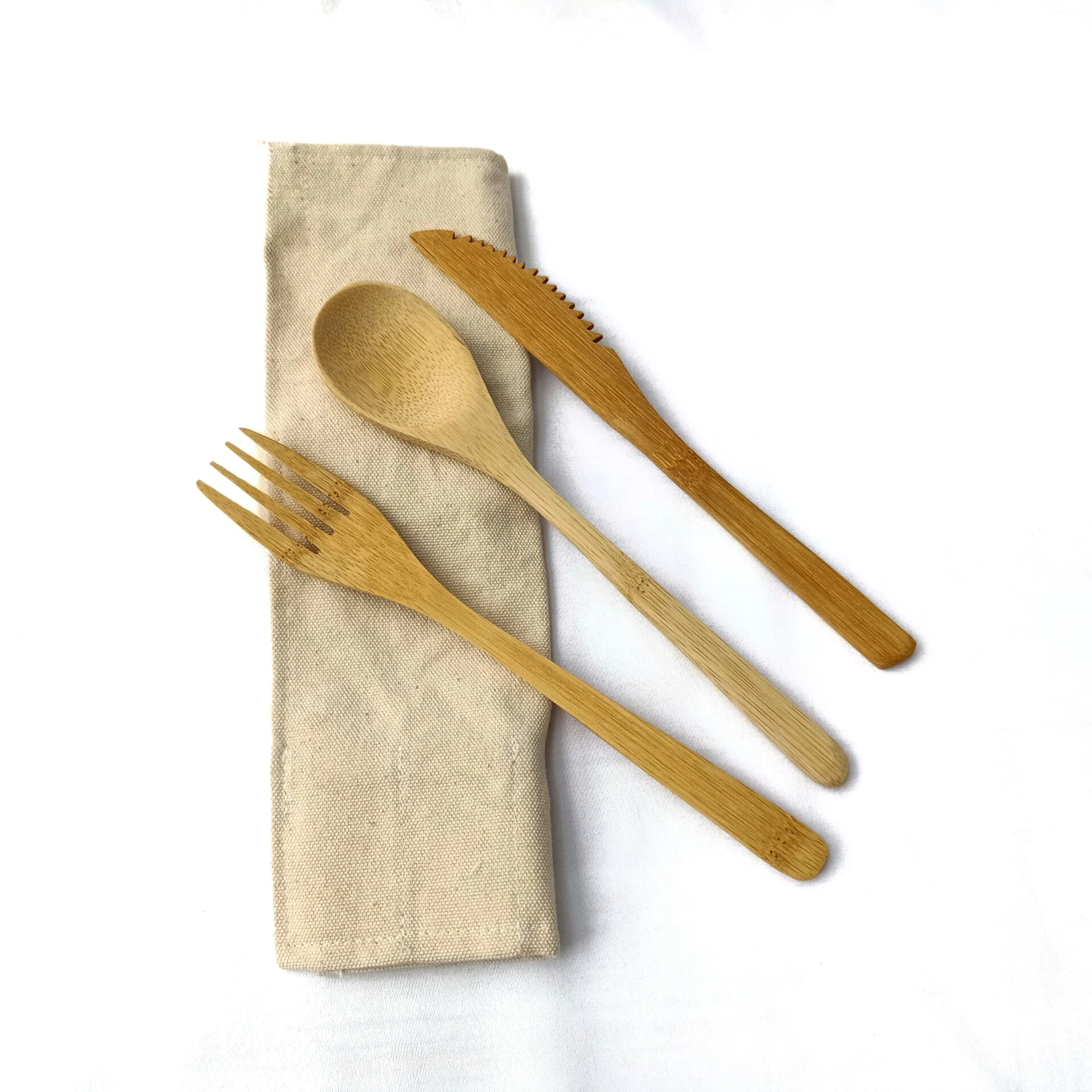 
Wholesale Vietnamese Handmade Coconut Wooden Cutlery Set Spoon and Fork Set Hot Trend Gift Set in Kitchen Space 