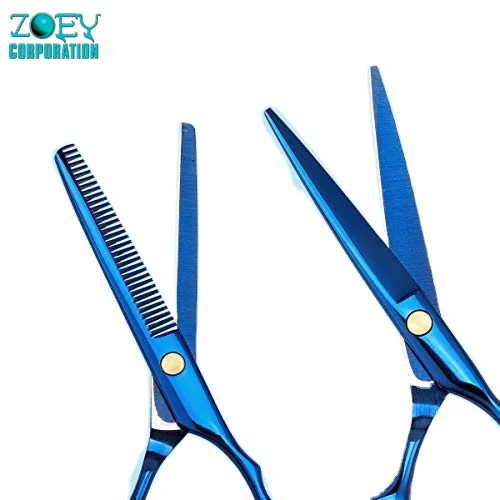 Custom made stainless steel barber scissors wholesale hair dressing scissors